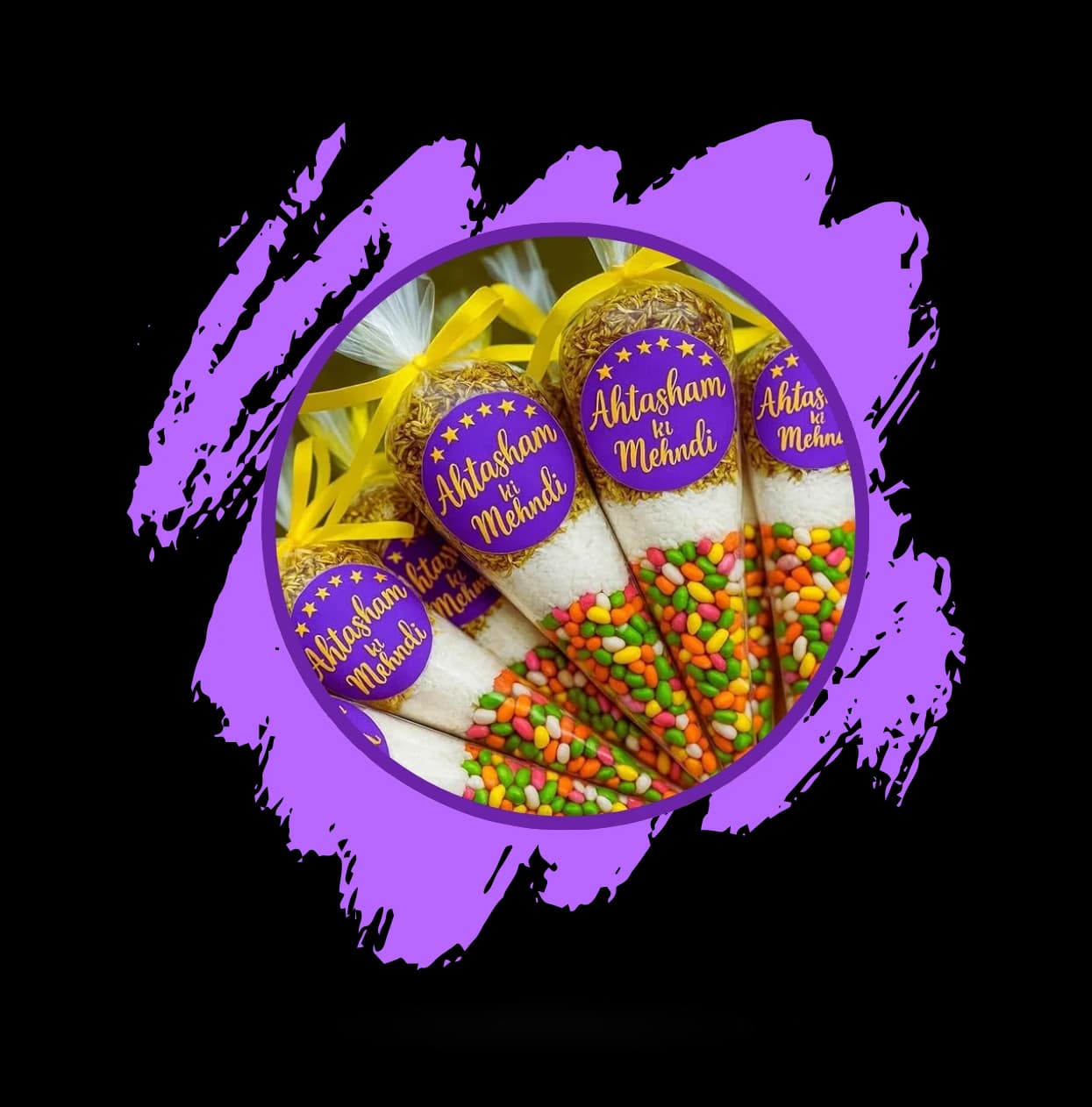 Custom Wedding Cones